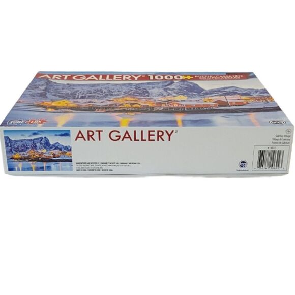 Art Gallery 1000 Piece Puzzle Of Skrisoy Village Lufoten Island Norway Age 14+ - Picture 3 of 5